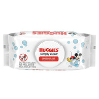 HUGGIES BABY WIPE 64CT SIMPLY FRAGRANCE FREE (ITEM NUMBER: 12257)