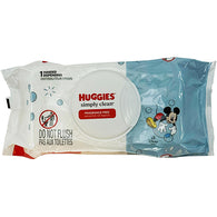 HUGGIES BABY WIPE 64CT SIMPLY FRAGRANCE FREE (ITEM NUMBER: 12257)