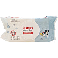 HUGGIES BABY WIPE 64CT SIMPLY FRAGRANCE FREE (ITEM NUMBER: 12257)