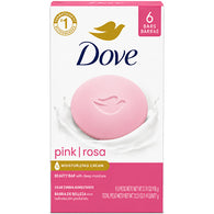 DOVE BAR SOAP 6PK PINK