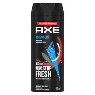 AXE BODY SPRAY 150ml ADRENALIN (ITEM NUMBER:12331)