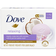 DOVE BAR SOAP 90G COCONUT 4PK