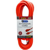 EXTENSION CORD 15FT ORANGE OUTDOOR (ITEM NUMBER:12468)