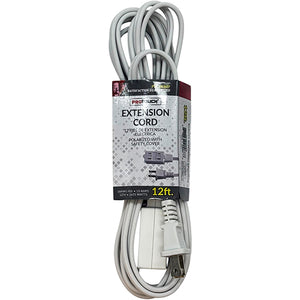 EXTENSION CORD 12FT WHITE INDOOR (ITEM NUMBER:12470)