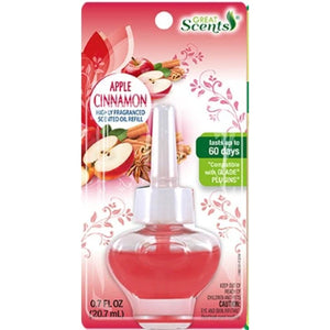 GREAT SCENTS SCENTED OIL REFIL-0.7oz/APPLE CINNAMON (ITEM NUMBER:12557)