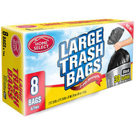 HOME TRASH BAG 30 GAL 8CT (ITEM NUMBER: 12578)