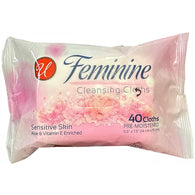 FEMININE WIPE 40CT SENSITIVE (ITEM NUMBER:12639)