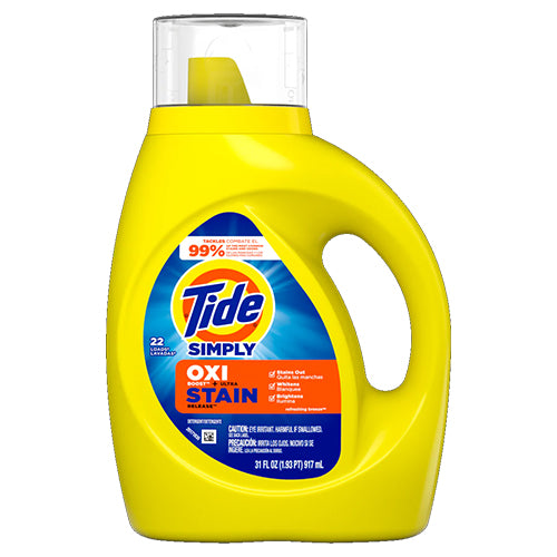 TIDE LIQ.DETERGENT 31oz  SIMPLY OXI REFRESHING (ITEM NUMBER: 12765)