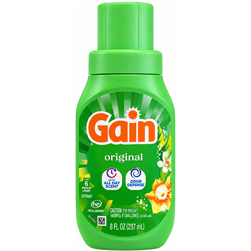 GAIN LIQ DETERGENT 8oz ORIGINAL