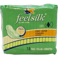 FEELSILK PADS W/WINGS-18CT SUPER (ITEM NUMBER: 12826)