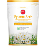 EPSOM SALT 16oz GREEN TEA & CHAMOMILE (ITEM NUMBER: 12927)