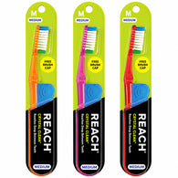 REACH CRYSTAL CLEAN TOOTHBRUSH-MEDIUM