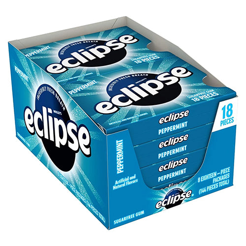 ECLIPSE GUM 18CT PEPPERMINT (ITEM NUMBER: 13060)