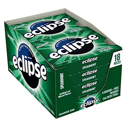 ECLIPSE GUM 18CT SPEARMINT (ITEM NUMBER: 13061)