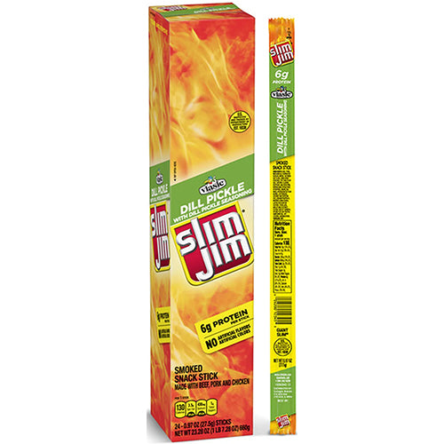 SLIM JIM 0.97oz DILL PICKLE (ITEM NUMBER: 13066)