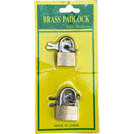 PAD LOCK 25MM 2PK (ITEM NUMBER:13228)