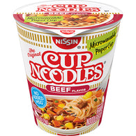 NISSIN CUP NOODLE-BEEF 2.25oz (ITEM NUMBER: 13338)