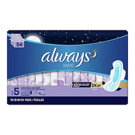 ALWAYS MAXI SIZE 5 54CT OVERNIGHT (ITEM NUMBER: 13492)