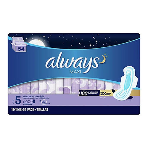ALWAYS MAXI SIZE 5 54CT OVERNIGHT (ITEM NUMBER: 13492)