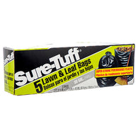 SURE TUFF TRASH BAGS-5CT/39GAL. BLACK(ITEM NUMBER: 13525)