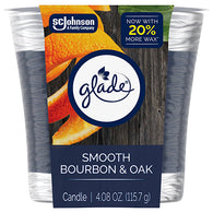 GLADE CANDLE 4.08OZ SMOOTH BOURBON & OAK (ITEM NUMBER: 13597)