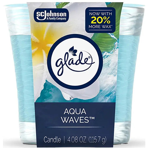 GLADE CANDLE 4.08OZ AQUA WAVES (ITEM NUMBER: 13685)