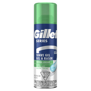 GILLETTE SHAVE GEL 7oz SENSITIVE (ITEM NUMBER:13726)