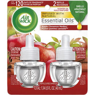 AIR WICK OIL REFILL 2PK APPLE CINNAMON MEDLEY (ITEM NUMBER: 13735)