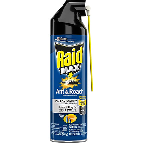 RAID ANT&ROACH KILLER 14.5oz MAX (ITEM NUMBER: 13812)