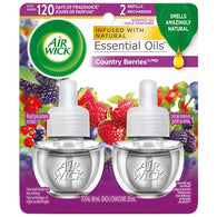 AIR WICK OIL REFILL 2PK COUNTRY BERRIES (ITEM NUMBER: 13865)