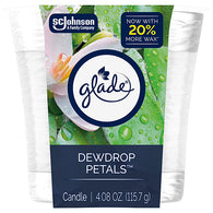 GLADE CANDLE 4.08OZ DEWDROP PETALS (ITEM NUMBER: 13873)