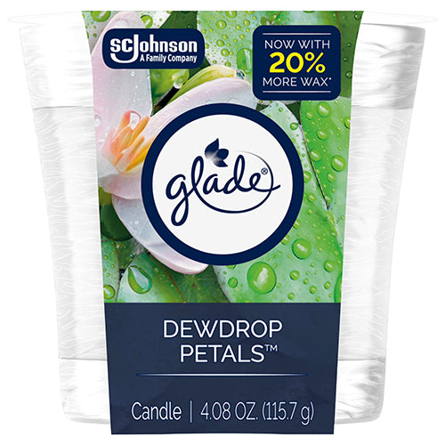 GLADE CANDLE 4.08OZ DEWDROP PETALS (ITEM NUMBER: 13873)