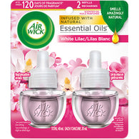 AIR WICK OIL REFILL 2PK WHITE LILAC (ITEM NUMBER:13877)