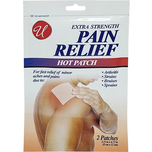 2CT PAIN RELIEF HOT PATCH (ITEM NUMBER: 13931)