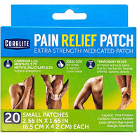CORALITE PAIN RELIEF PATCH 20CT (ITEM NUMBER: 13934)