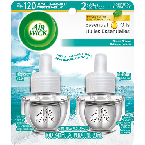 AIR WICK OIL REFILL 2PK OCEAN BREEZE (ITEM NUMBER: 14131)