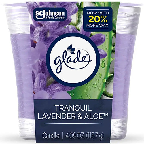 GLADE CANDLE 4.08OZ LAVENDER (ITEM NUMBER: 14155)