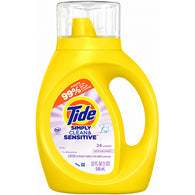 TIDE LIQ DETERGENT 31oz SIMPLY SENSITIVE COTTON (ITEM NUMBER: 15644)