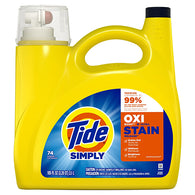 TIDE LIQ.DETERGENT 105oz SIMPLY OXI (ITEM NUMBER: 15692)