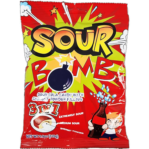 SOUR BOMB CANDY COLA (ITEM NUMBER: 16009)