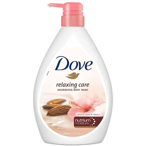 DOVE BODY WASH-1L/ALMOND HIBISCUS (ITEM NUMBER: 17595)