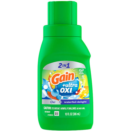 GAIN LIQ DETERGENT 10oz OXI WATERFALL (ITEM NUMBER: 17690)