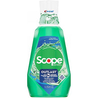 CREST SCOPE MOUTH WASH 33.8oz FRESH MINT (ITEM NUMBER: 18236)