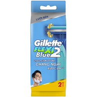 GILLETTE BLUE II FLEXI 2 PK (ITEM NUMBER: 18527)