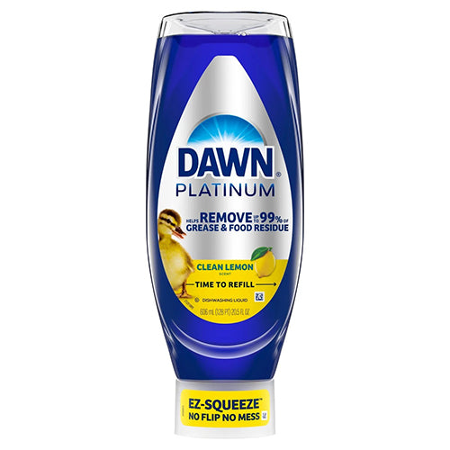 DAWN EZ-SQZ DISH WASH 20.5oz PLATINUM (ITEM NUMBER: 18560)