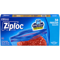 ZIPLOC FREEZER BAG 38CT GAL ZIPPER (ITEM NUMBER: 19008)