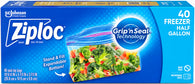 ZIPLOC FREEZER BAG 40CT HALF GAL. ZIPPER