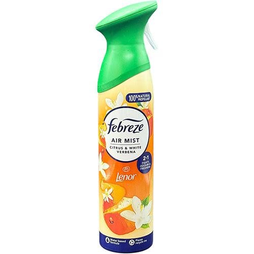 FEBREZE AIR MIST 185ml (6.25oz) CITRUS WHITE VERBENA (ITEM NUMBER: 19025)