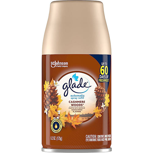 GLADE AUTOMATIC SPRAY REFILL 6.2oz CASHMERE WOOD (ITEM NUMBER: 19050)