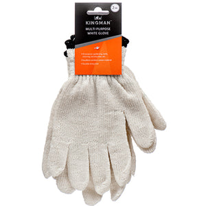 KINGMAN GLOVE WHITE 2 PAIRS (ITEM NUMBER: 19071)